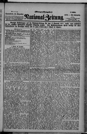 Nationalzeitung vom 23.12.1876