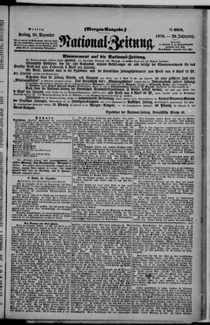 Nationalzeitung on Dec 29, 1876