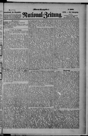 Nationalzeitung vom 30.12.1876