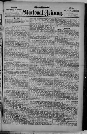 Nationalzeitung vom 04.01.1877