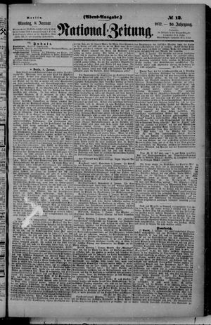 Nationalzeitung vom 08.01.1877