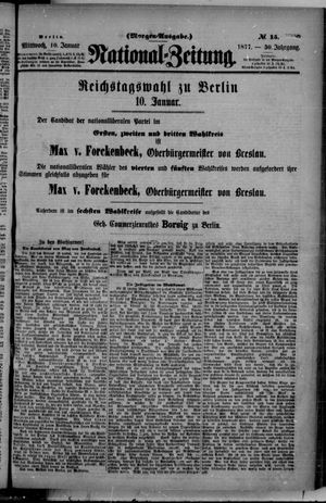 Nationalzeitung vom 10.01.1877