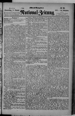 Nationalzeitung on Jan 11, 1877