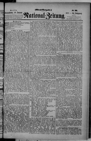 National-Zeitung vom 13.01.1877