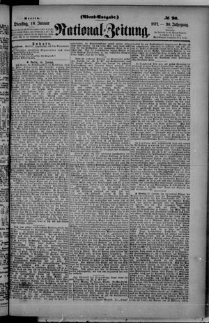 Nationalzeitung vom 16.01.1877
