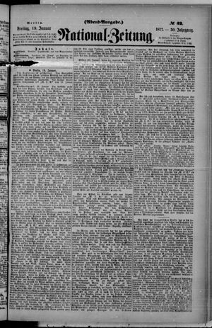 Nationalzeitung vom 19.01.1877