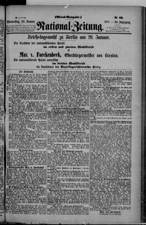 Nationalzeitung on Jan 25, 1877