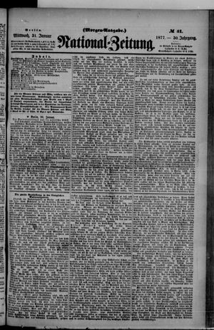 Nationalzeitung vom 31.01.1877