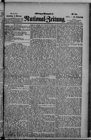 Nationalzeitung vom 04.02.1877