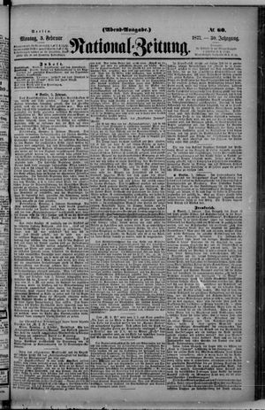Nationalzeitung vom 05.02.1877