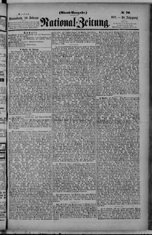 Nationalzeitung vom 10.02.1877