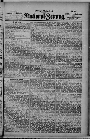 National-Zeitung vom 13.02.1877