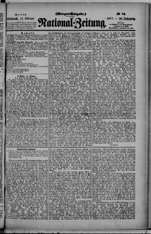 Nationalzeitung vom 14.02.1877