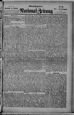 Nationalzeitung on Feb 14, 1877