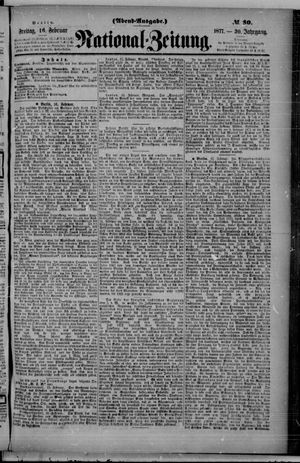 Nationalzeitung vom 16.02.1877