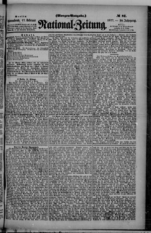 Nationalzeitung vom 17.02.1877