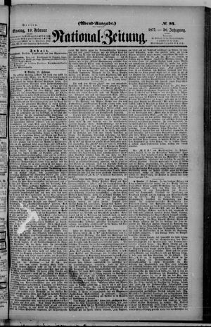 Nationalzeitung vom 19.02.1877