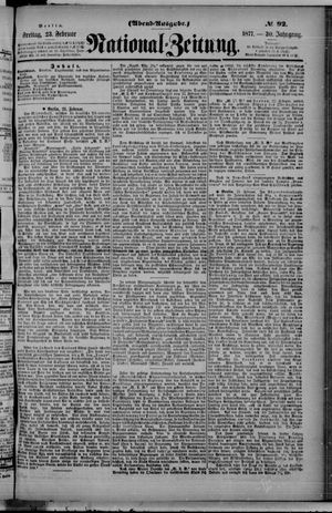National-Zeitung vom 23.02.1877