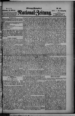 Nationalzeitung vom 28.02.1877