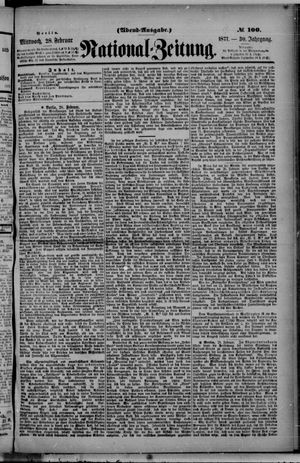 Nationalzeitung on Feb 28, 1877