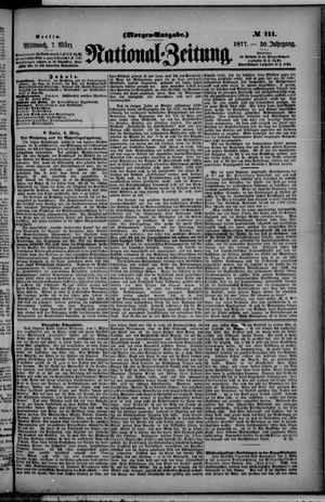 Nationalzeitung vom 07.03.1877