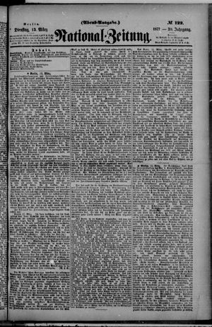 Nationalzeitung vom 13.03.1877