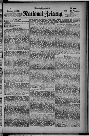 Nationalzeitung vom 26.03.1877