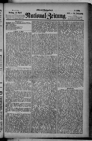 Nationalzeitung vom 13.04.1877