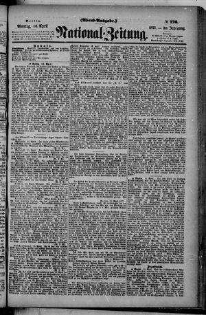 Nationalzeitung vom 16.04.1877