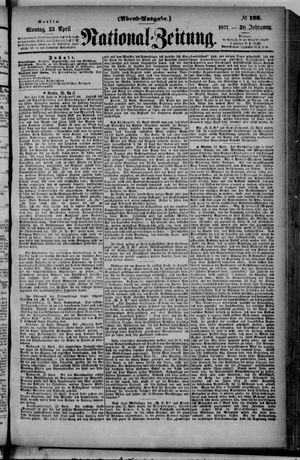 National-Zeitung vom 23.04.1877