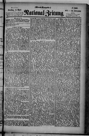 National-Zeitung on Apr 24, 1877