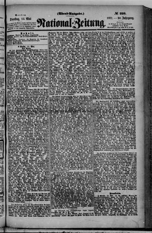 Nationalzeitung vom 15.05.1877