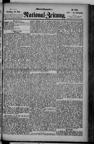 Nationalzeitung vom 29.05.1877