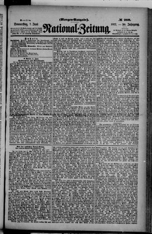Nationalzeitung vom 07.06.1877