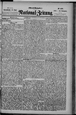 Nationalzeitung vom 16.06.1877