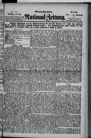Nationalzeitung vom 19.06.1877