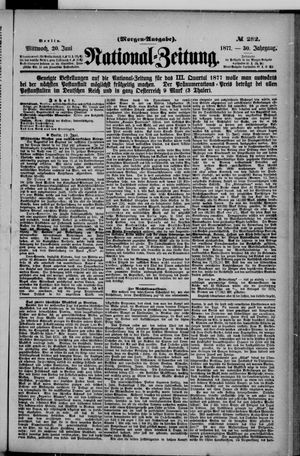Nationalzeitung on Jun 20, 1877