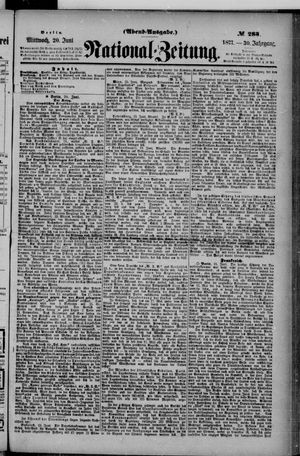 Nationalzeitung on Jun 20, 1877