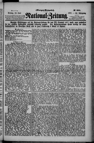 Nationalzeitung vom 22.06.1877