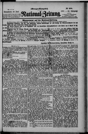 Nationalzeitung vom 23.06.1877