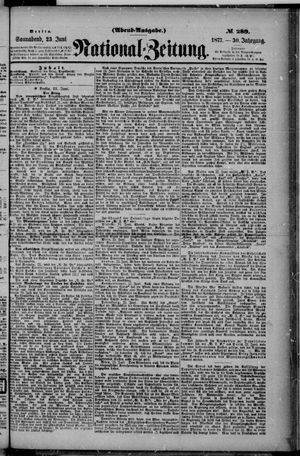 Nationalzeitung vom 23.06.1877
