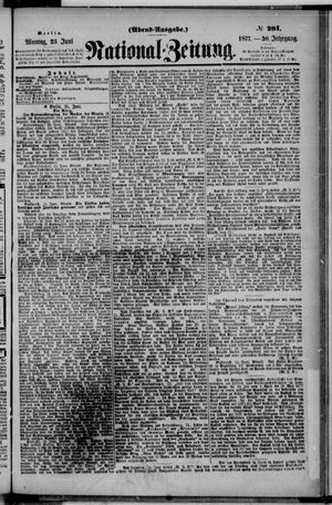 Nationalzeitung vom 25.06.1877
