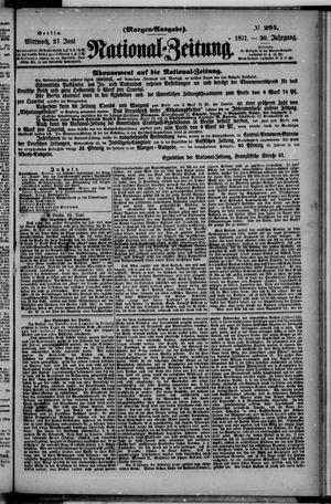 Nationalzeitung on Jun 27, 1877