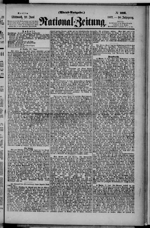 Nationalzeitung vom 27.06.1877