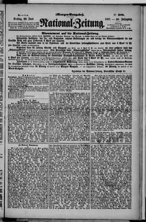 Nationalzeitung vom 29.06.1877