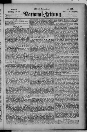 Nationalzeitung on Jul 10, 1877