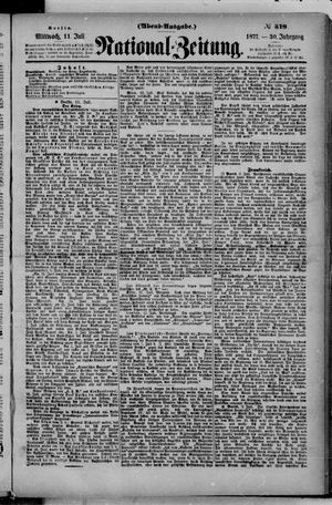 National-Zeitung on Jul 11, 1877