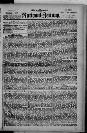Nationalzeitung vom 15.07.1877