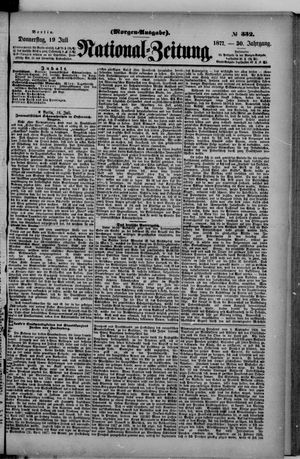 Nationalzeitung on Jul 19, 1877