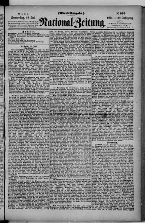Nationalzeitung vom 19.07.1877